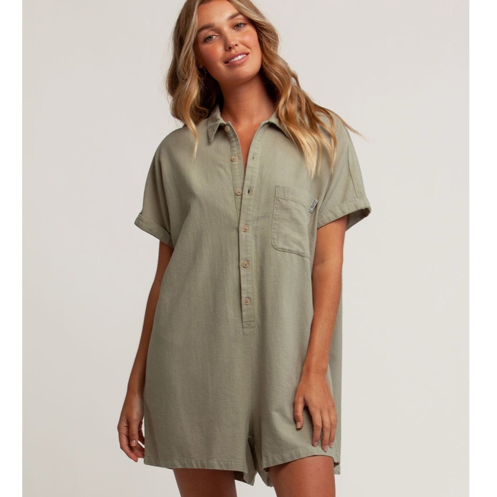 Rhythm Adventure Jumpsuit in Sage